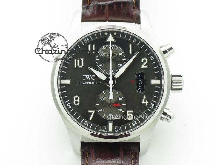 MIROTIME 0723 Affordable Mark XVII IW326501 FKF 1:1 Best Edition Black Dial on Black Leather Strap 7131